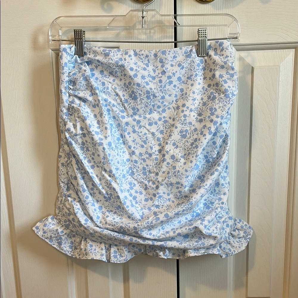 Floral print skirt